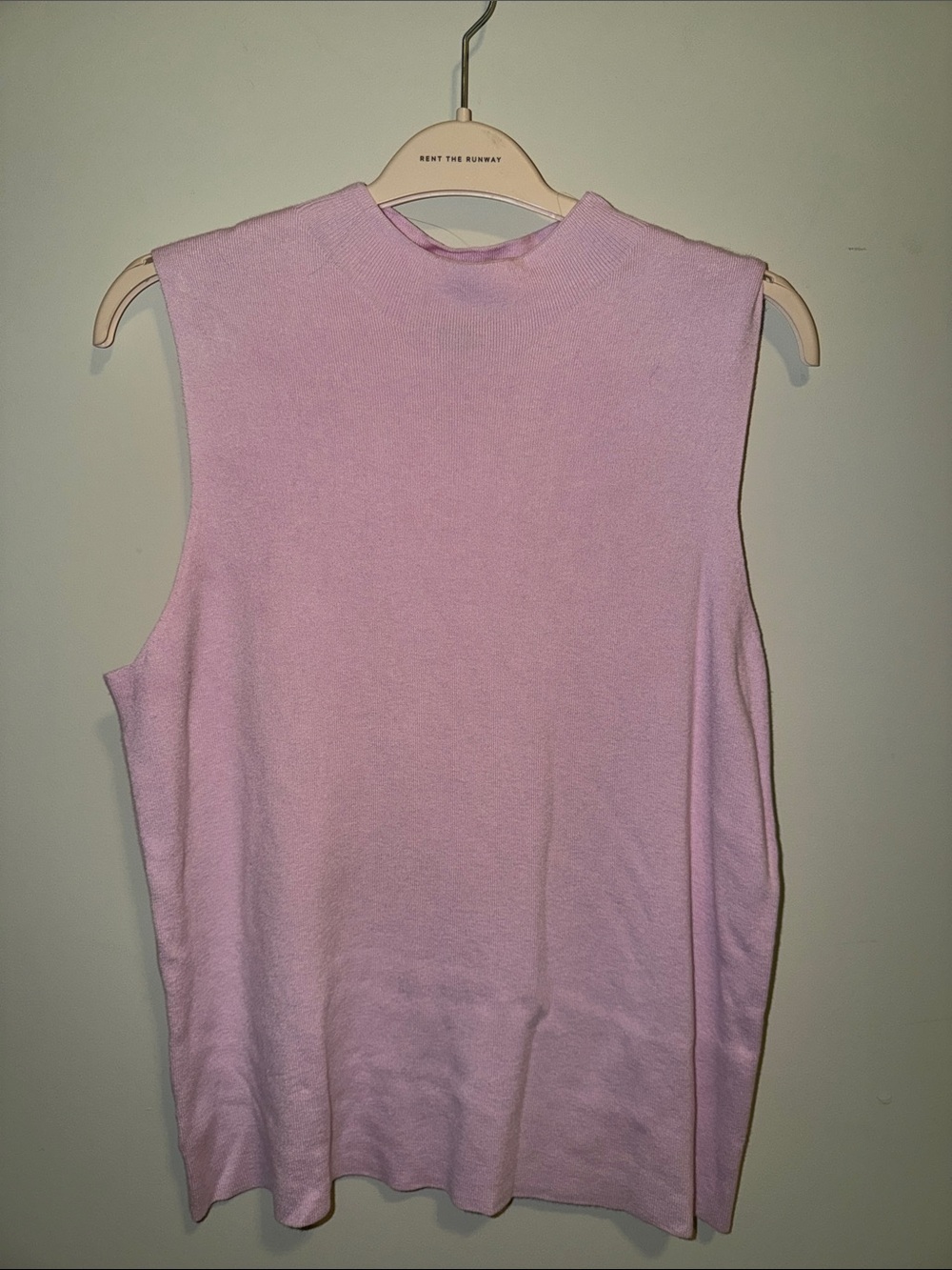 Ann Taylor Sleeveless Mock Neck Tank - Light Lavender